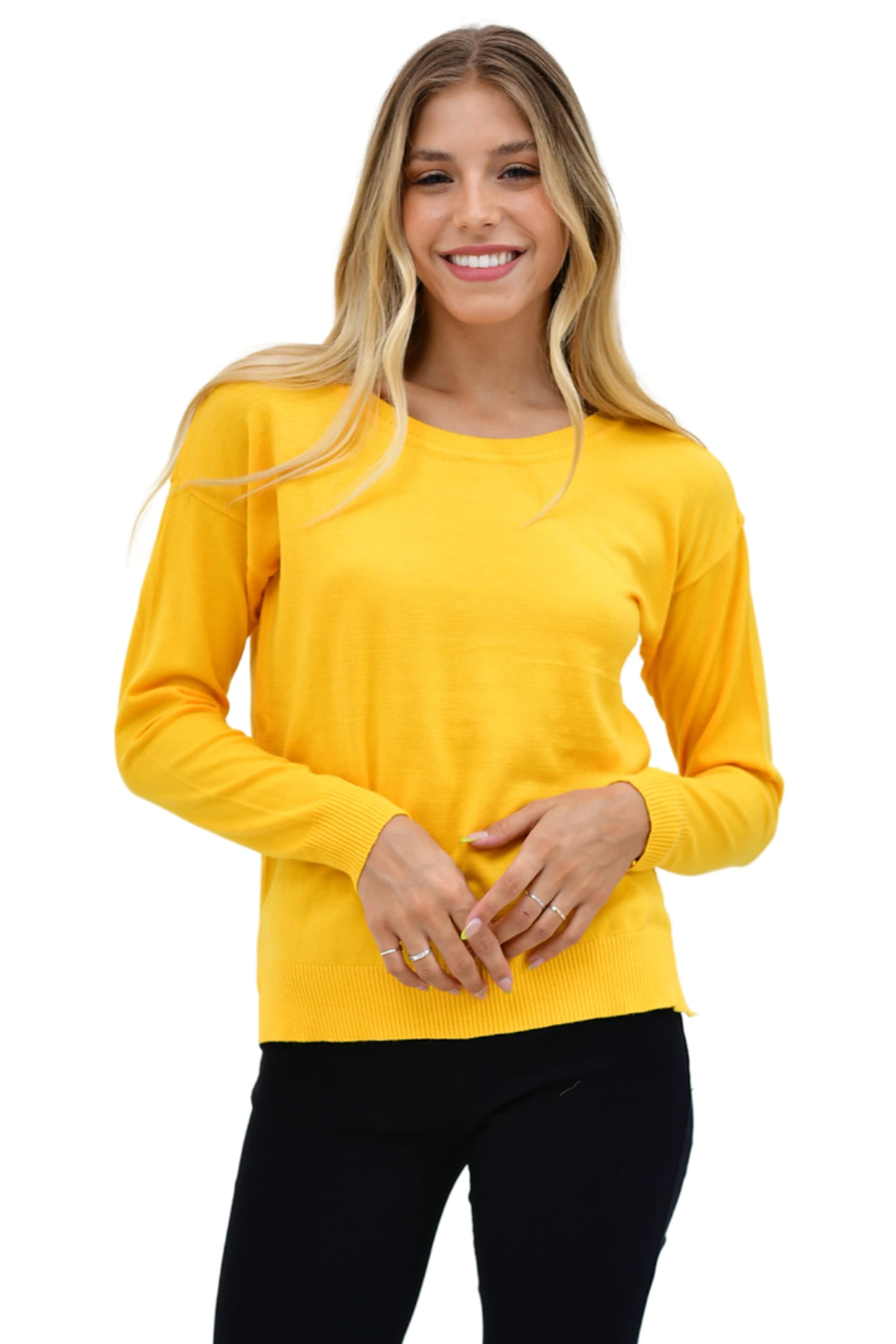 Sweater Basico (Con Tajos)
