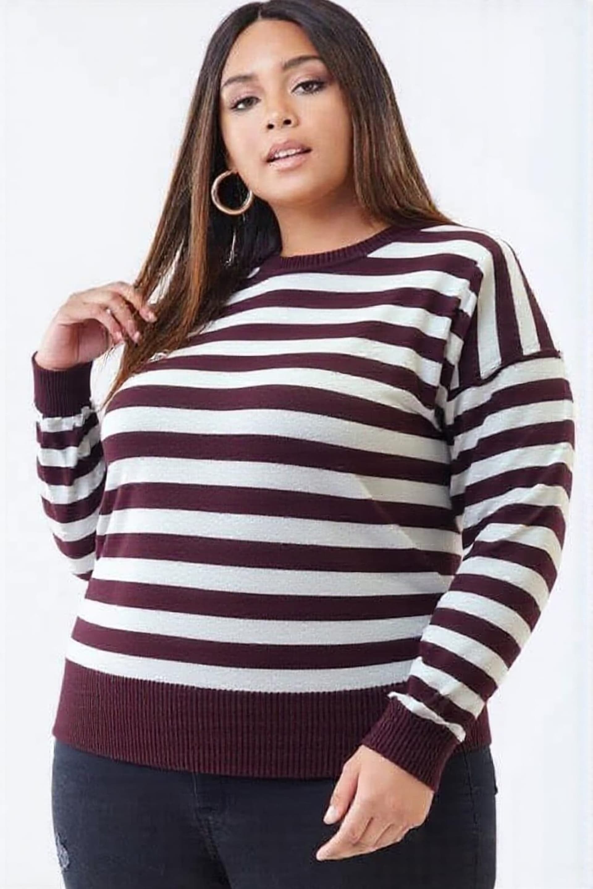 Sweater Grueso Rayado